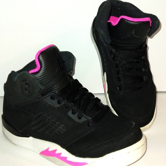 MUST SEE! Like New 2017 Kids Nike Jordan Retro 5 Pre-school kids 11c sneakers - Picture 5 of 16